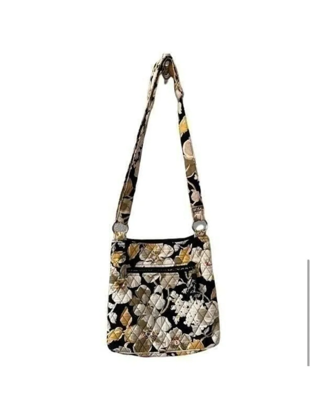 Vera Bradley Yellow and Black Crossbody Bag